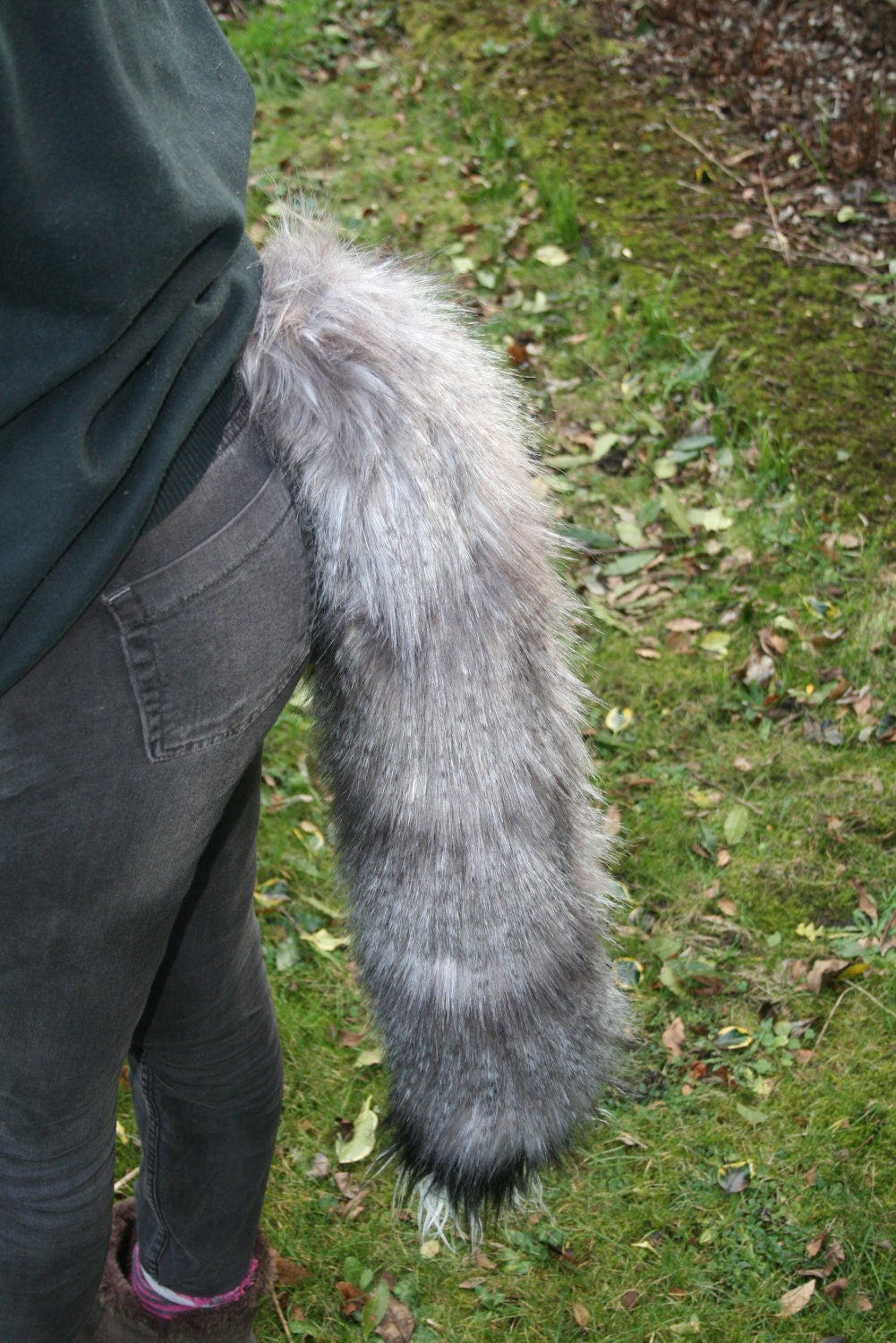 Wolf tail for costume or cosplay in super silky luxury