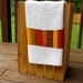 Modern Kitchen Towel, Spicy Orange Red Brown, Dish Towel