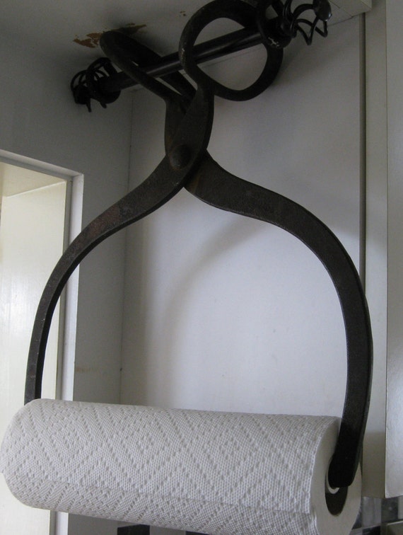 Items similar to Ice Tongs repurposed as paper towel holder on Etsy