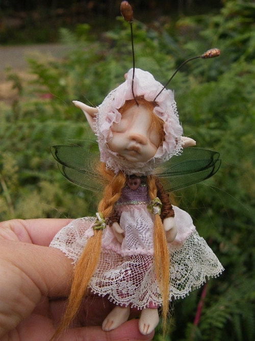 reserved for toyforme sweet bug fairie fairy ooak polymer