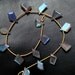 full strand of 15 pieces of fine quality blue flashy Labradorite fancy cut faceted beads strands , amazing blue fire Labradorite Gemstone