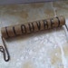 Antique PARIS LOURVE Advertising Handle for Shopping Parcel Packages C.1900