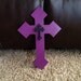 Purple wall cross