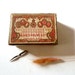 Vintage French box. Cardboard box. Nibs box. Fountain pen nibs box .Antique.1900s