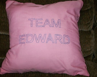 Twilight Inspired, Team Edward, Throw Pillow