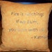 Hunger Games Inspired, Fire is Catching, Throw Pillow