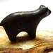Bixby - tiny chocolate brown bear sculpture decoration hand made OOAK
