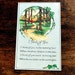 x reserved for Janela x I Think of You in the Evening Hour vintage unused Postcard