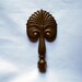Quintessential and Rare Art Deco Bronze Finial, 1920s, Very Erté, Very Peacock