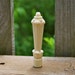 Vintage Aladdin Plastic Finial Called Lotus, 1949, Cream Colored
