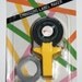 Retro OH MY Motex handheld embossing label maker (YELLOW)