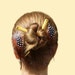 Hand Carved Wooden Hair Sticks Hair Fork Free brown case Hairpin Hair Accessory Feather Boxwood MariyaArts