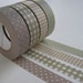 Washi tape, Grey tones color, set of four