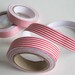 Red/White Stripe Fabric Tape