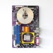 Cyber Monday Sale for him - Wall clock made from a recycled Computer motherboard (purple) ready to ship c061 - Cyber Monday Sale