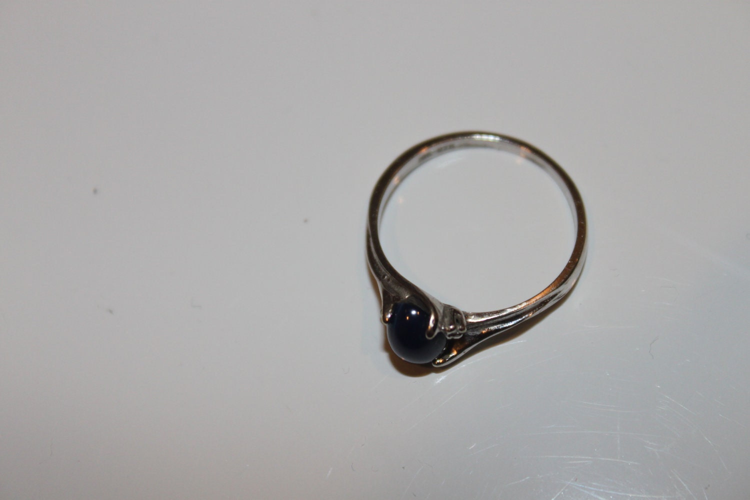 10K Blue Star Sapphire Ring with Diamonds Free Shipping US