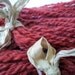 Freyja's Lipstick - Romney wool handspun yarn - 62 yards 2-ply bulky - hand dyed raspberry red pink