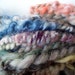 Psyche's Bouquet - handspun art yarn - Gotland Merino cross wool - hand carded and crazy plied - 42 yards, 5 oz