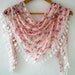Butterfly Pink Scarf Chiffon Shawl Spring Fashion