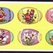 Vintage EASTER EGG Stickers Seals - 1950s EUREKA - (4) Unused Sheets