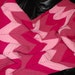 Crocheted Large Ripple Afghan in Pinks