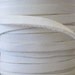 Luxurious White Calf Leather Lace 5MM 6 FT Deerskin Jewelry Cord