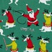Michael Miller Fabric Fat Quarter Tammis Keefe Unruly Reindeer