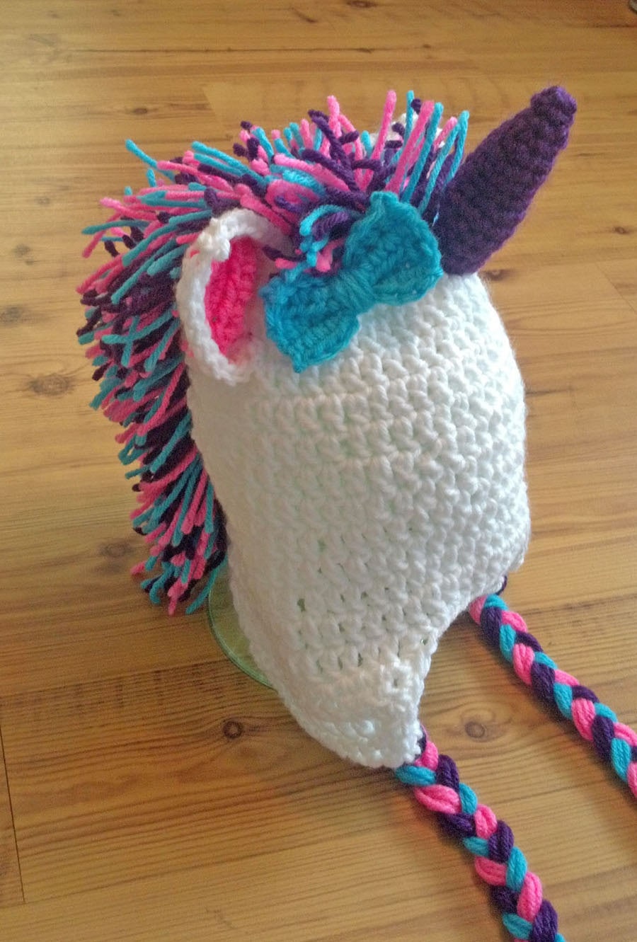 Crochet Unicorn Hat Custom Made All Sizes
