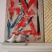Midnight & Coral 18 x 24 Abstract Painting