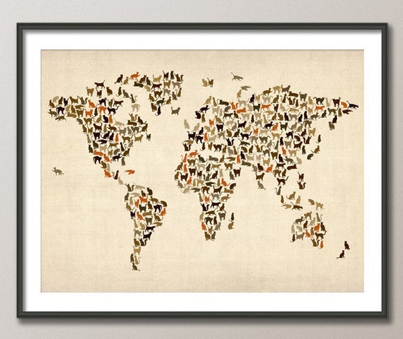 Etsy World Map