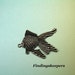 2 - 44 x 34 mm Bronze Fish Charms bz075-1