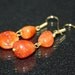 Coral Nugget Earrings