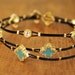 CROSS BRACELET with diamond look crystals, also available in black