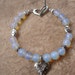 Moonstone and Hearts Toggle Bracelet
