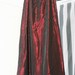 s a l e / / / Shiny Crimson Red and Black Shimmery Iridescent Long 90s Skirt / / / s a l e