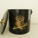 Vintage Couroc Ice Bucket Classic Owl Design