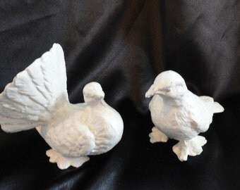 turtle doves figurines