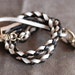 Black&White leather wallet chain strap 25.6in -skull supply-