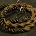 Natural hemp knot strap wallet chain 29" -skull supply-