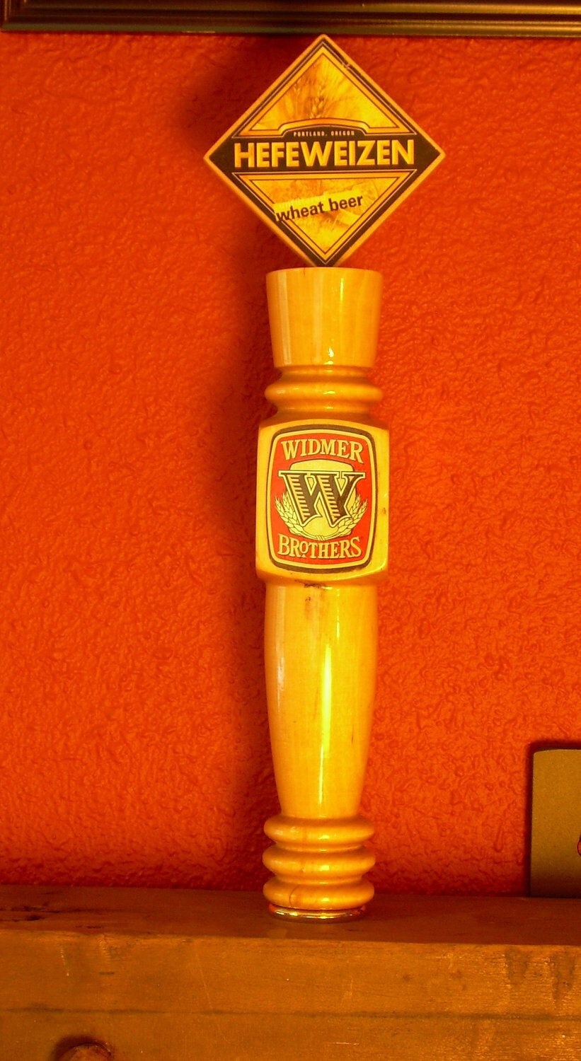 Beer tap handle coat rack made from antique salvaged wood