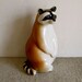 RSVD for Deena - Vintage LOMONOSOV Porcelain Figurine - Raccoon - RUSSIA