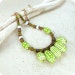Lime Ethnic Necklace.