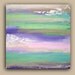 Art Acrylic Abstract Painting Original Fine Art on Gallery Canvas Titled: Dreamy 20X20X1.5" by Ora Birenbaum