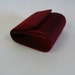 Vintage Red Satin Evening Bag Purse Clutch by La Regale LTD