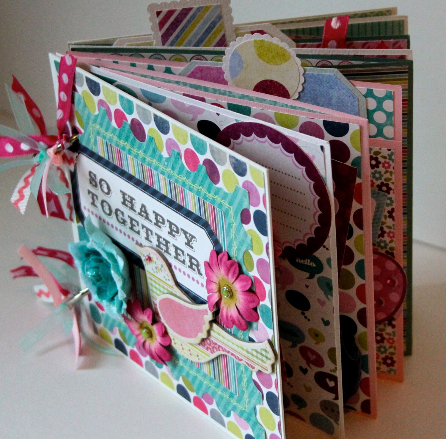 Scrapbook Mini Album Girl Daughter Gift