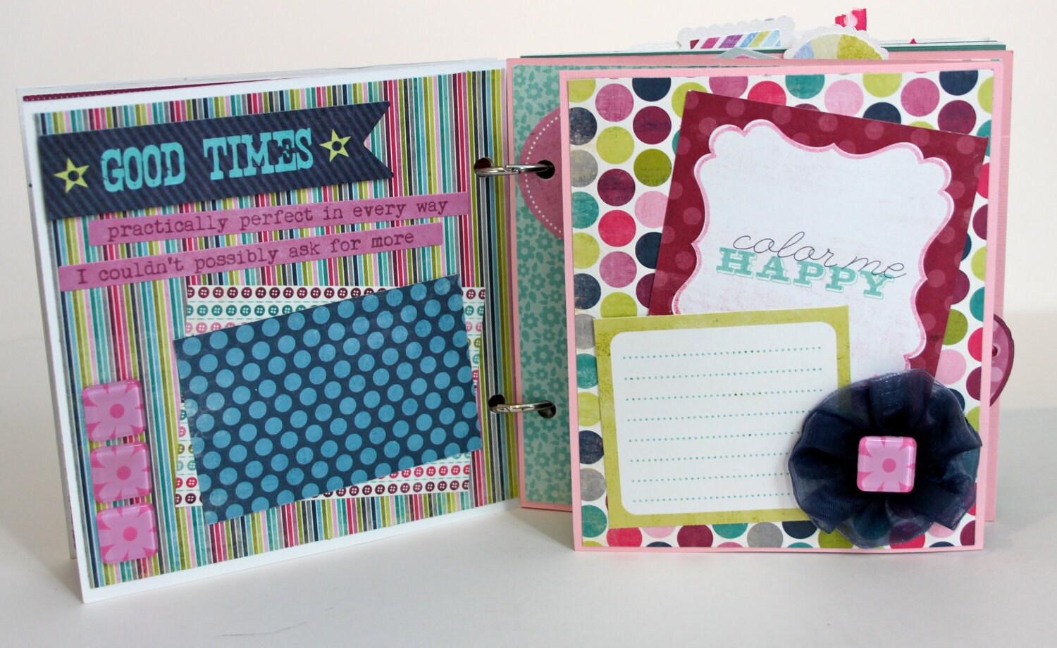 Scrapbook Mini Album Girl Daughter Gift