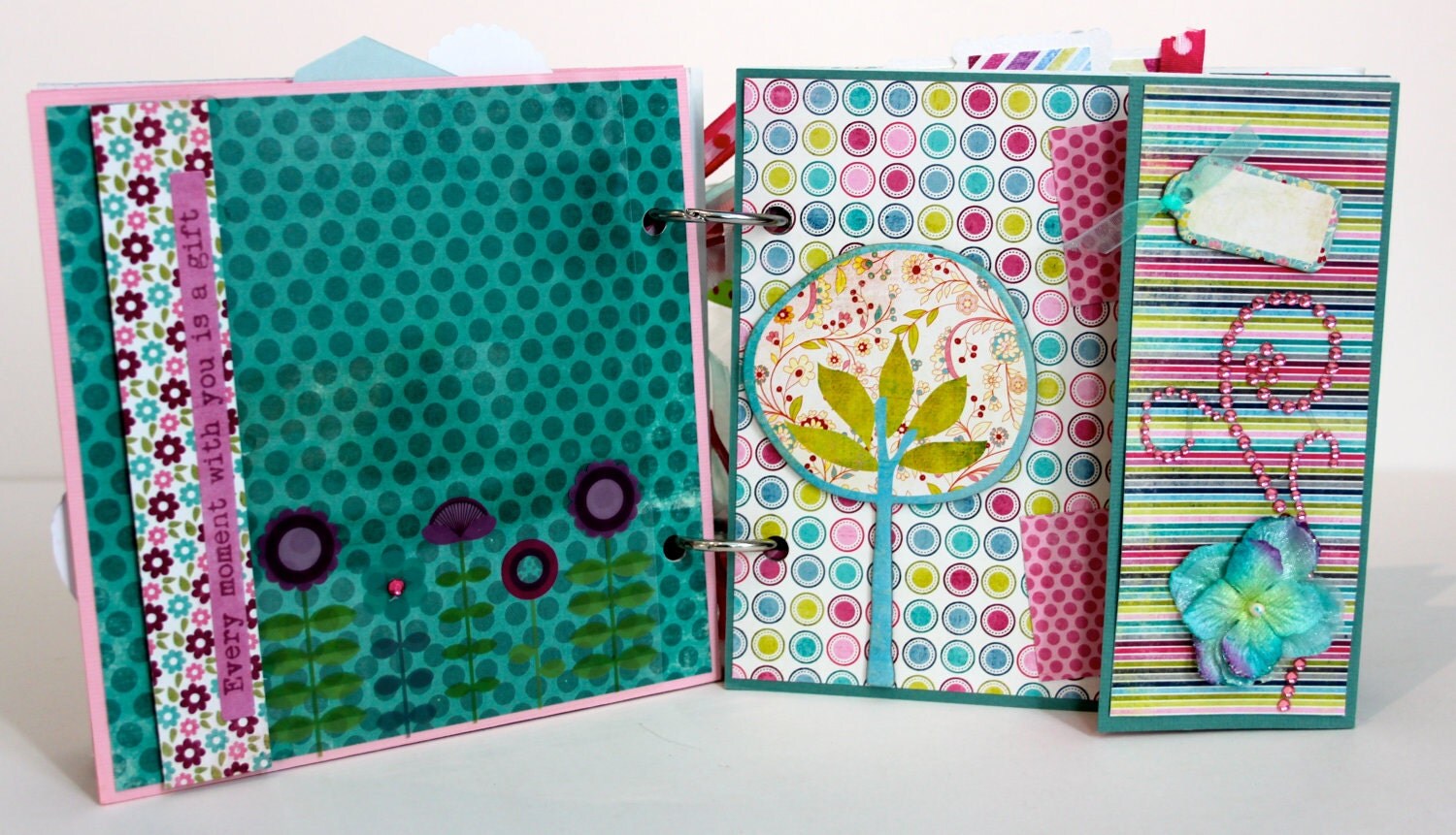 Scrapbook Mini Album Girl Daughter Gift