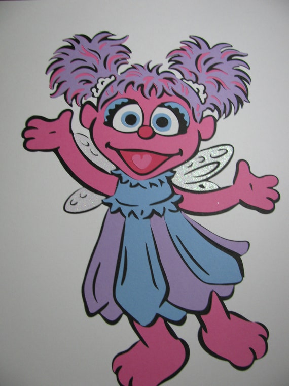 10 Abby Cadabby from Sesame Street die cut by cuttingupintexas