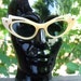 1950 Womens Rhinestone Trim Sunglasses