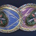 Exotic Belt 1980s Wide Dramatic Beaded Trim Accessory